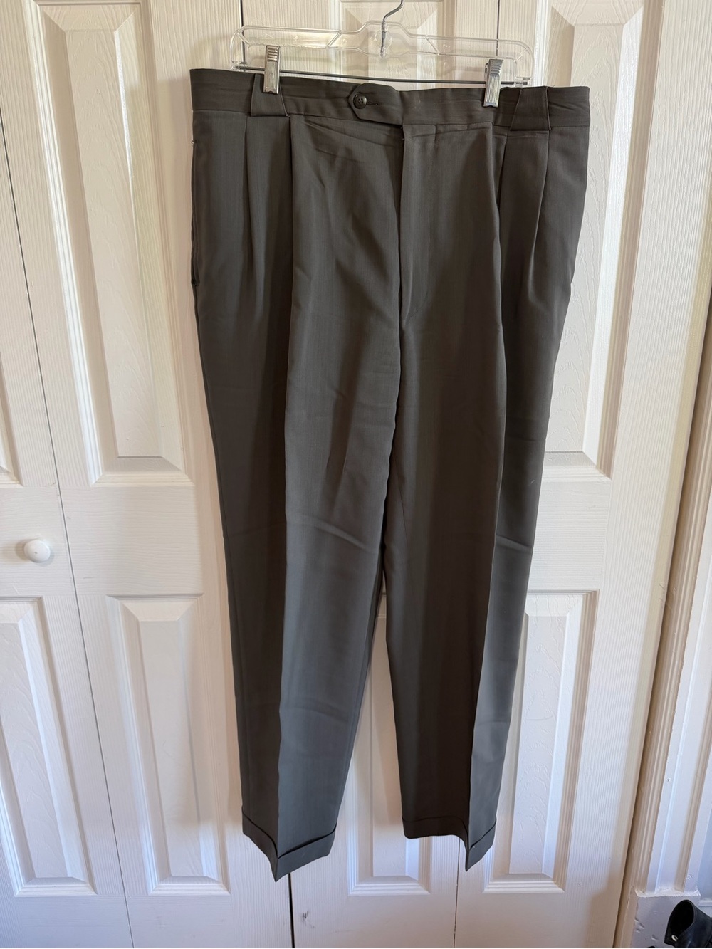 Hugo Boss Men's Dress Pants Suit Trousers Grey 40R